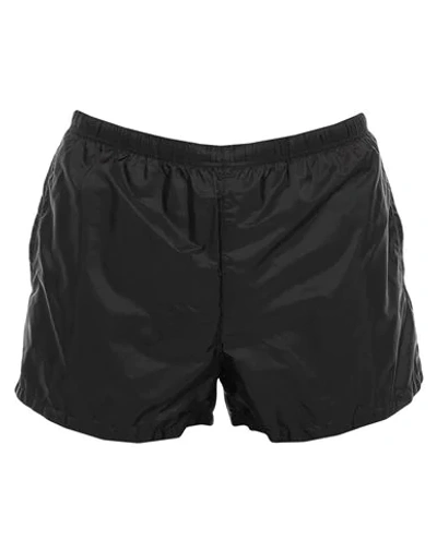 Prada Swim Trunks In Black