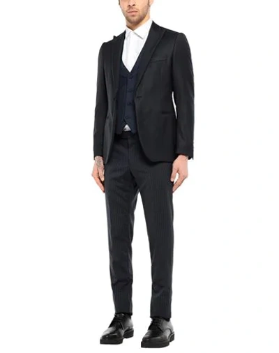 Lardini Suits In Dark Blue
