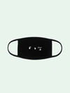 Off-white Logo Face Mask Omrg001s21jer001 In Black