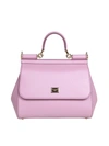 DOLCE & GABBANA MEDIUM SICILY BAG IN PINK