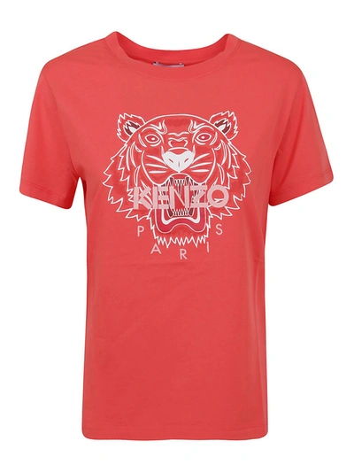 Kenzo Classic Tiger Classic T-shirt In Orange