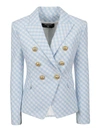 BALMAIN GINGHAM VICHY JACKET