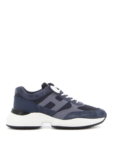 Hogan Interaction Low-top Chunky Sneakers In Blue