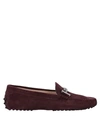 Tod's Loafers In Purple