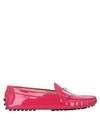 Tod's Loafers In Fuchsia