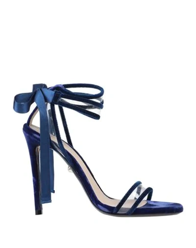 Alevì Milano Sandals In Dark Blue