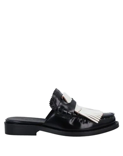 Burberry Mules & Clogs In Black