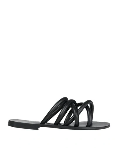 8 By Yoox Sandals In Black
