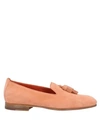 Santoni Loafers In Pink