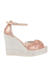 Gaimo Sandals In Pale Pink