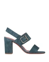 Santoni Sandals In Slate Blue