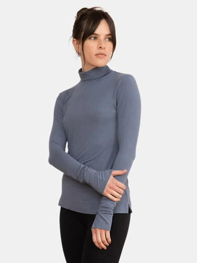 Aday Overhead Turtleneck In Blue