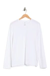 90 Degree By Reflex V-neck Long Sleeve T-shirt In White