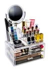 Sorbus Makeup Storage Organizer With Magnifying Mirror