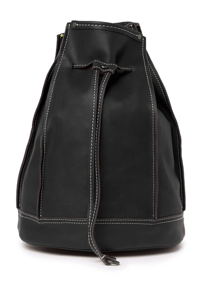 Hobo Coast Leather Backpack In Black