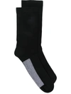 RICK OWENS COLOUR-BLOCK ANKLE SOCKS