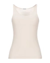 Malo Tank Tops In Beige