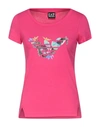 Ea7 T-shirt In Fuchsia