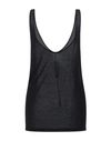 Rick Owens Tank Tops In Black