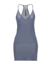 Rick Owens Tank Tops In Slate Blue