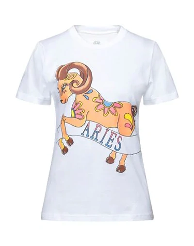 Alberta Ferretti T-shirts In White