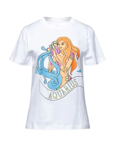 Alberta Ferretti T-shirts In White