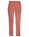 Nine:inthe:morning Nine In The Morning Woman Pants Rust Size 26 Cotton, Linen, Elastane In Red