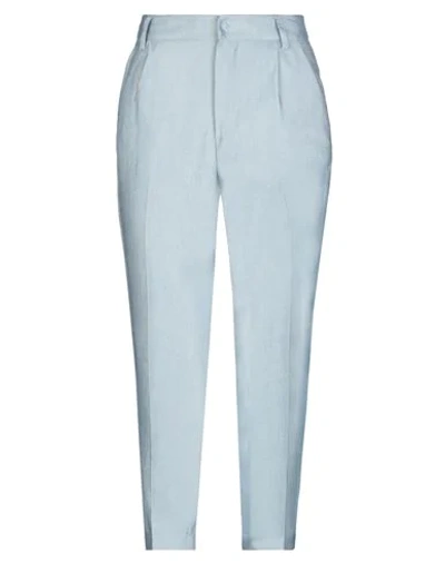 Actualee Casual Pants In Sky Blue