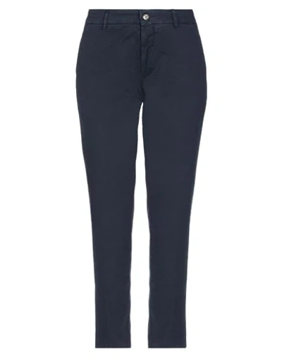 BERWICH BERWICH WOMAN PANTS MIDNIGHT BLUE SIZE 10 COTTON, ELASTANE,13539760US 4