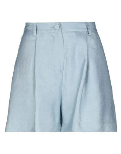 Actualee Shorts In Sky Blue