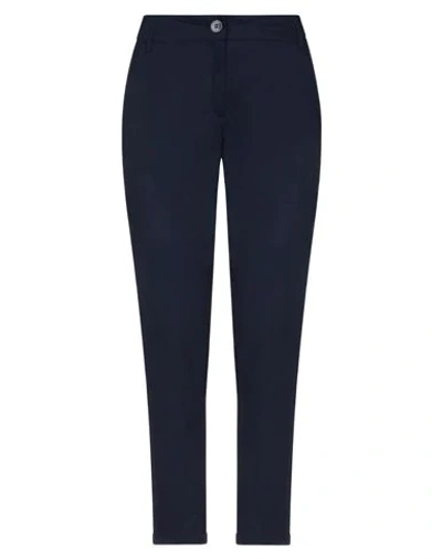 Emme By Marella Casual Pants In Dark Blue
