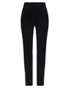 Jil Sander Woman Leggings Black Size 10 Lambskin