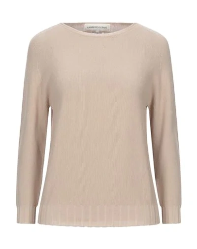 Lamberto Losani Sweaters In Beige