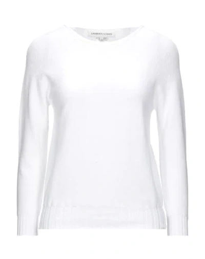 Lamberto Losani Sweaters In White