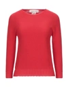 Lamberto Losani Woman Sweater Red Size 8 Cotton In Red