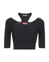 Gcds Sweaters In Black