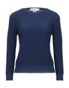Lamberto Losani Sweaters In Dark Blue