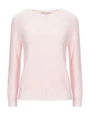 Lamberto Losani Sweaters In Light Pink