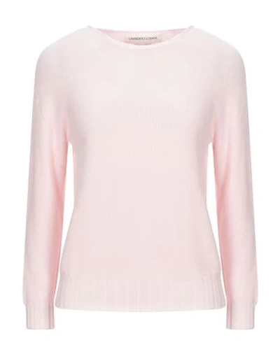 Lamberto Losani Sweaters In Light Pink