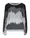 Manila Grace Sweaters In Black