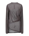 Rick Owens Sweaters In Cocoa