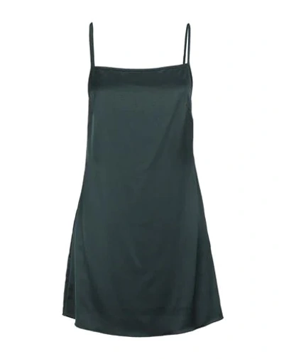 French Connection Short Dresses In Dark Green