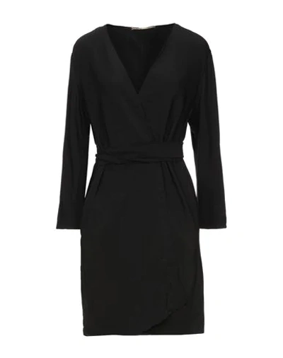 Seventy Sergio Tegon Short Dresses In Black