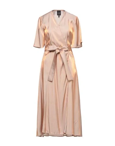 Access Fashion Midi Dresses In Sand