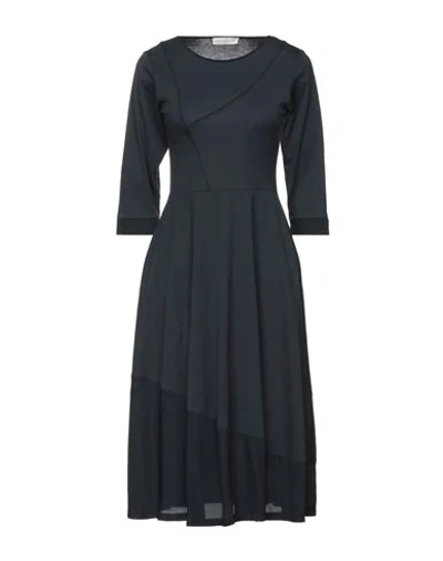 Anna Seravalli 3/4 Length Dresses In Dark Blue