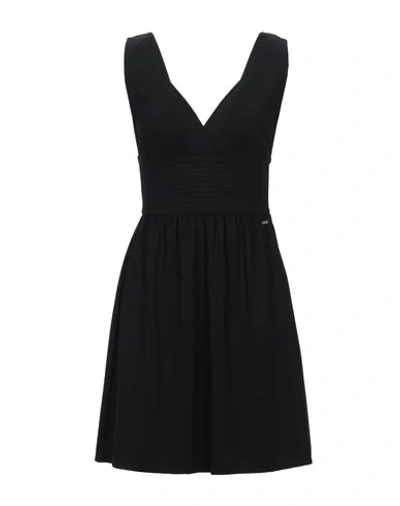 Armani Exchange Short Dresses In Black