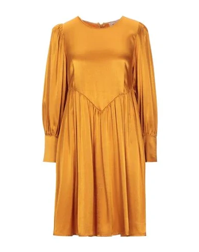 Vicolo Short Dresses In Yellow