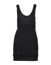Twinset Short Dresses In Black