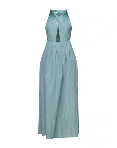 Emporio Armani Long Dresses In Turquoise