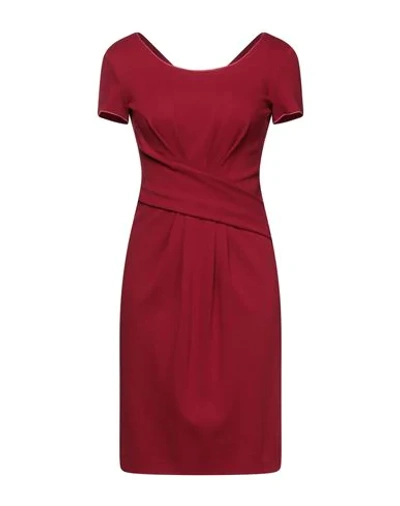 Emporio Armani Short Dresses In Red